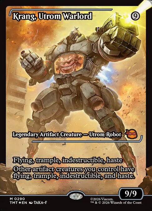 ユートロムの武人、クランゲ/Krang, Utrom Warlord(290) [TMT-BF][ショーケース][FOIL]