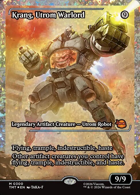 ユートロムの武人、クランゲ/Krang, Utrom Warlord(300) [TMT-BF][ショーケース][FOIL][フラクチャー]