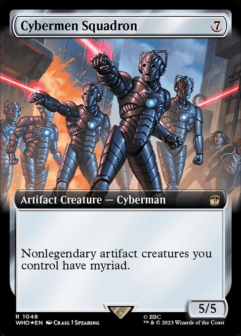サイバーマン軍団/Cybermen Squadron [WHO-BF][拡張アート][FOIL][サージ]