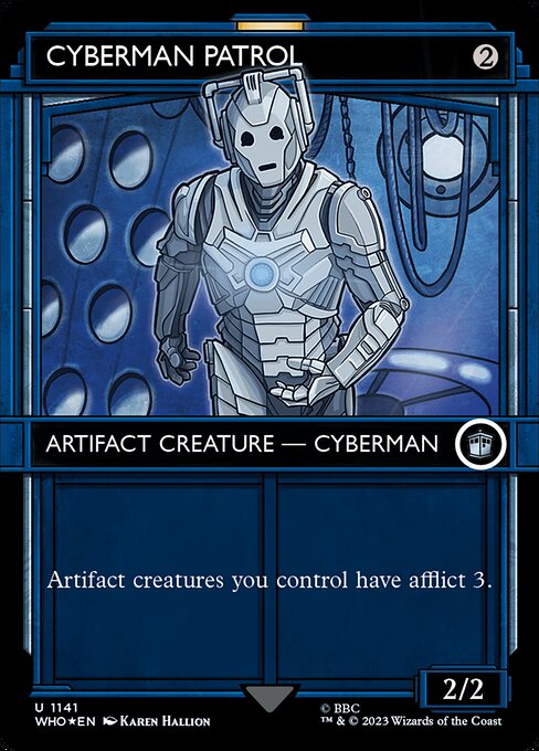 サイバーマンの巡回兵/Cyberman Patrol [WHO-BF][ショーケース][FOIL][サージ]