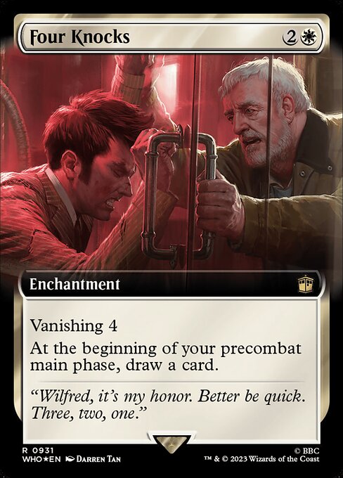 ４回のノック/Four Knocks [WHO-BF][拡張アート][FOIL][サージ]