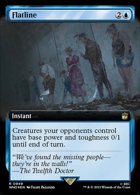 平面の敵/Flatline [WHO-BF][拡張アート][FOIL][サージ]