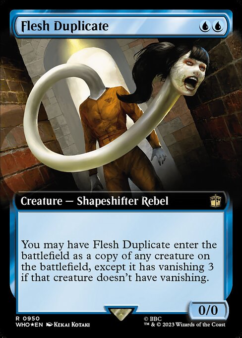 フレッシュの複製体/Flesh Duplicate [WHO-BF][拡張アート][FOIL][サージ]