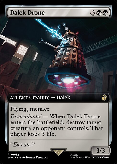 ダーレクのドローン/Dalek Drone [WHO-BF][拡張アート][FOIL][サージ]