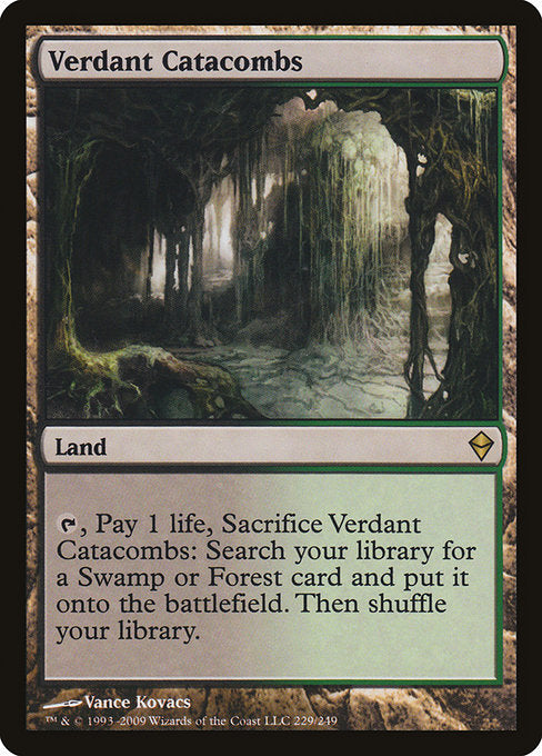 新緑の地下墓地/Verdant Catacombs [ZEN][FOIL]