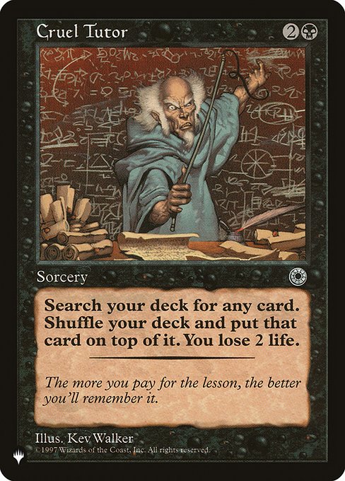残酷な教示者/Cruel Tutor [The List]
