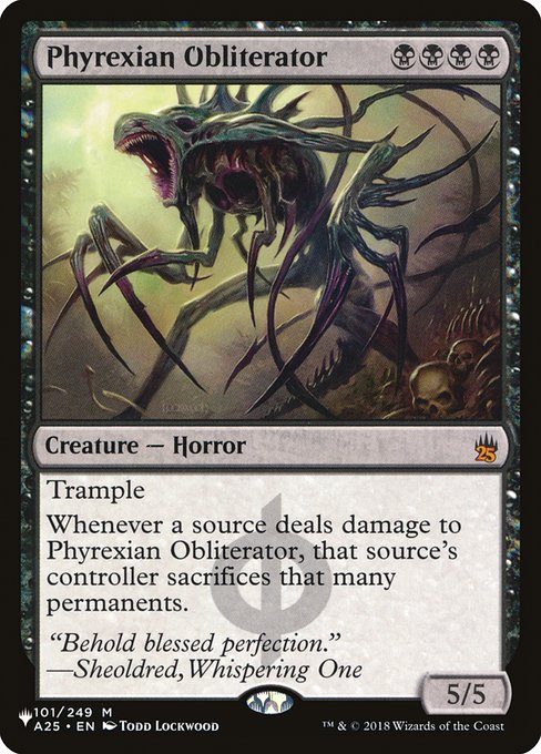 ファイレクシアの抹消者/Phyrexian Obliterator [The List]