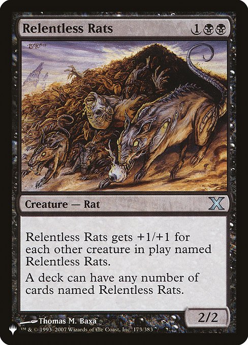 執拗なネズミ/Relentless Rats [The List]
