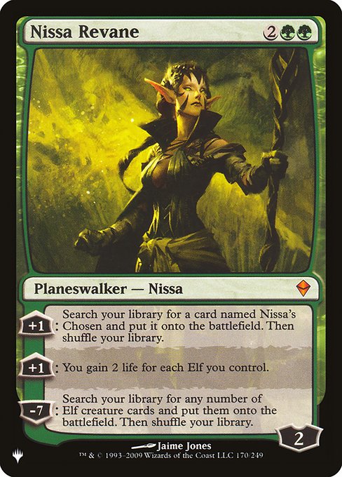 ニッサ・レヴェイン/Nissa Revane [The List]