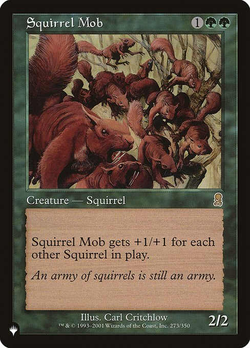 リスの群れ/Squirrel Mob [The List]