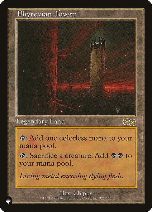 ファイレクシアの塔/Phyrexian Tower [The List]