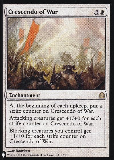戦争の最高潮/Crescendo of War [The List]