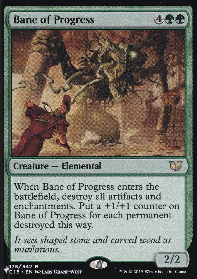 進歩の災い/Bane of Progress [The List]