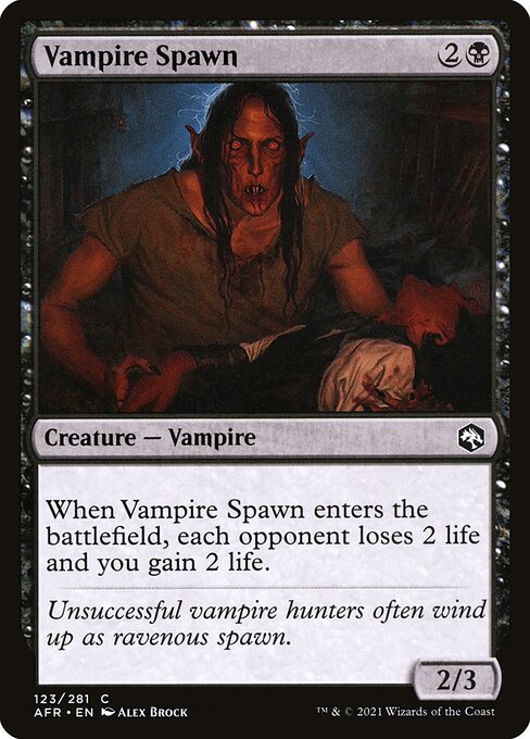 吸血鬼の落とし子/Vampire Spawn [AFR][FOIL]