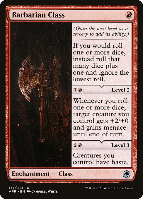 バーバリアン・クラス/Barbarian Class [AFR][FOIL]