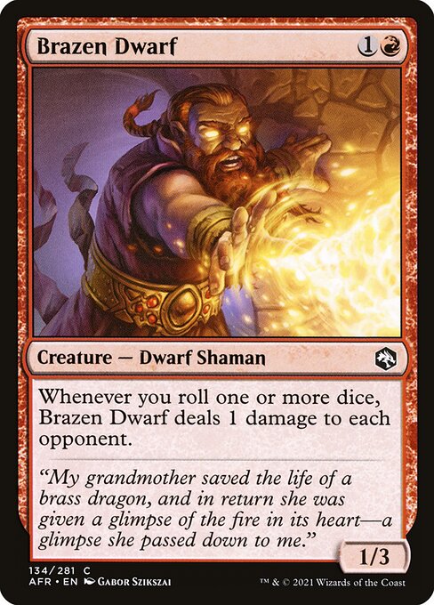 ブラス・ドラゴンのドワーフ/Brazen Dwarf [AFR]