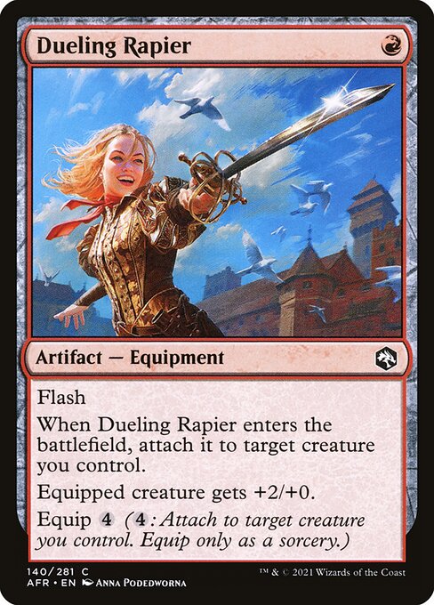 決闘のレイピア/Dueling Rapier [AFR][FOIL]