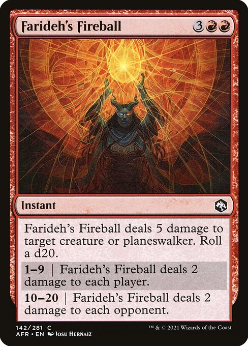 ファリダの火の玉/Farideh's Fireball [AFR]