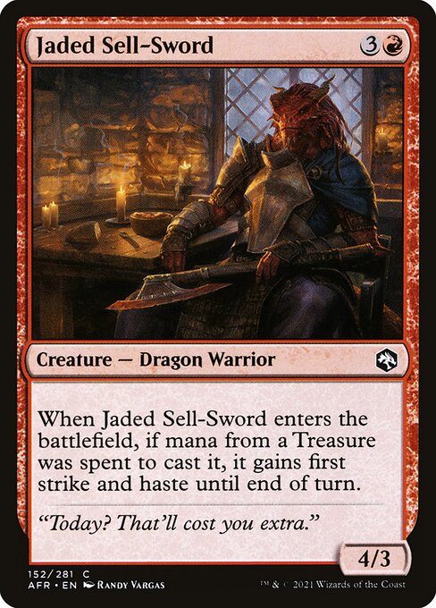 疲れ切った売剣/Jaded Sell-Sword [AFR][FOIL]