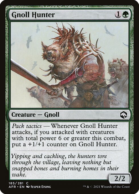 ノールの狩人/Gnoll Hunter [AFR]