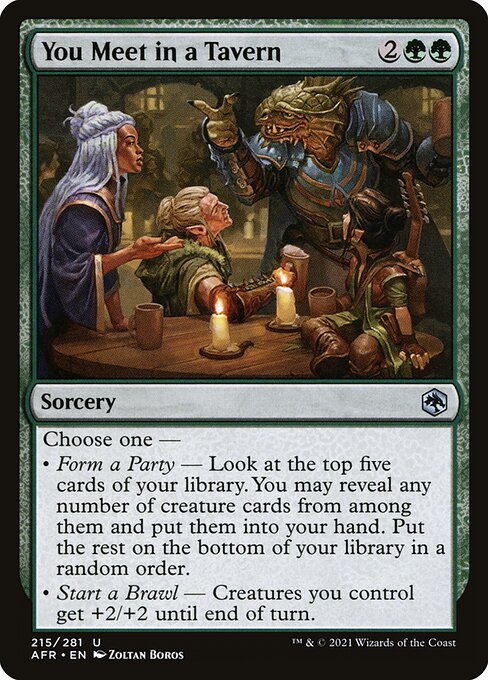 君たちは酒場で出会った/You Meet in a Tavern [AFR][FOIL]