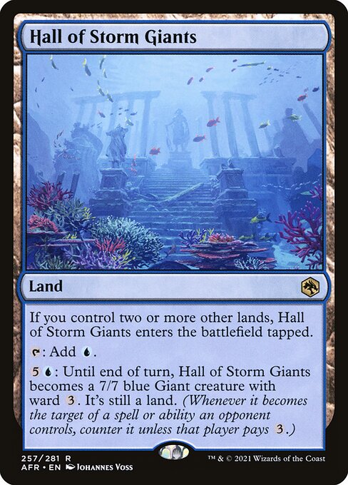 ストーム・ジャイアントの聖堂/Hall of Storm Giants [AFR]