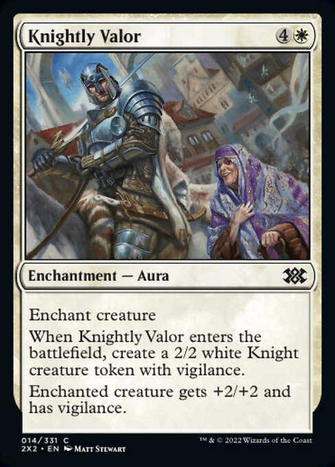 騎士の勇気/Knightly Valor [2X2][FOIL]