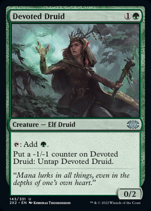 献身のドルイド/Devoted Druid [2X2][FOIL]