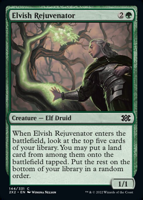 エルフの再生者/Elvish Rejuvenator [2X2]