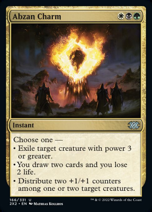 アブザンの魔除け/Abzan Charm [2X2]
