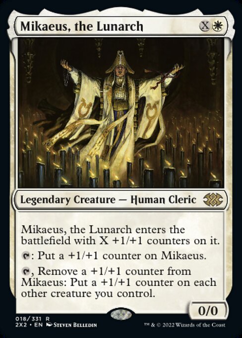 月皇ミケウス/Mikaeus, the Lunarch [2X2]