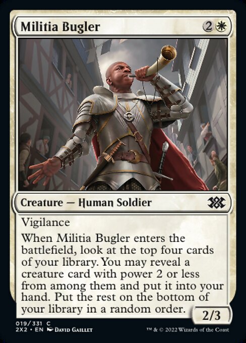 民兵のラッパ手/Militia Bugler [2X2]