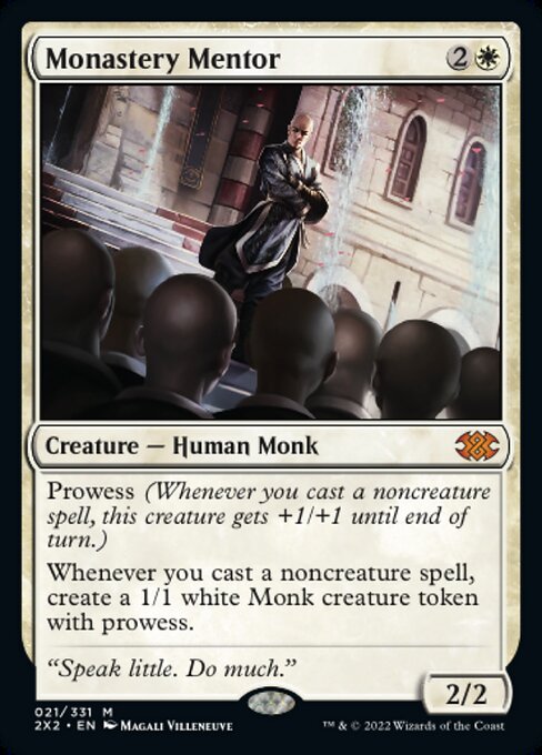 僧院の導師/Monastery Mentor [2X2][FOIL]