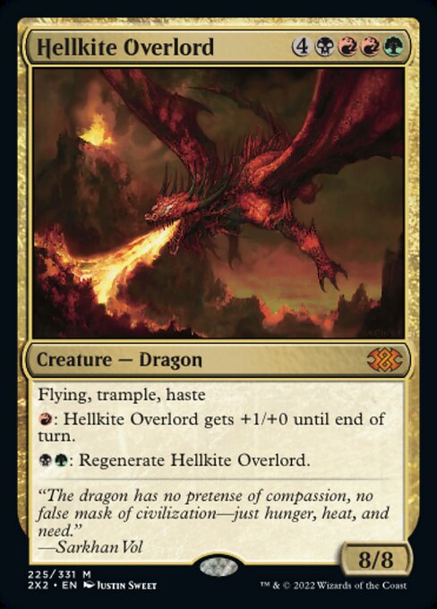 ヘルカイトの首領/Hellkite Overlord [2X2]