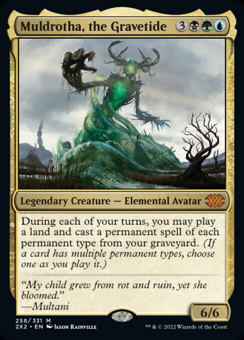 墓場波、ムルドローサ/Muldrotha, the Gravetide [2X2][FOIL]