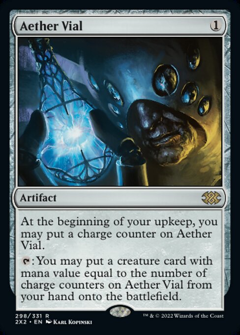 霊気の薬瓶/AEther Vial [2X2][FOIL]