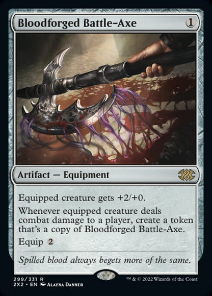 血鍛冶の戦斧/Bloodforged Battle-Axe [2X2][FOIL]