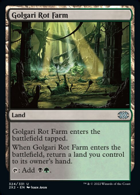 ゴルガリの腐敗農場/Golgari Rot Farm [2X2][FOIL]