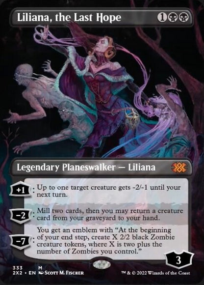 最後の望み、リリアナ/Liliana, the Last Hope [2X2-BF][ボーダーレス][FOIL][テクスチャー]