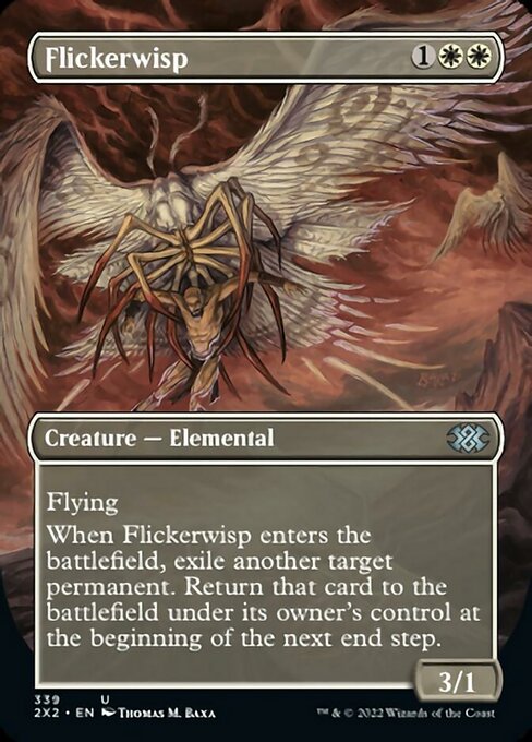 ちらつき鬼火/Flickerwisp [2X2-BF][ボーダーレス][FOIL]