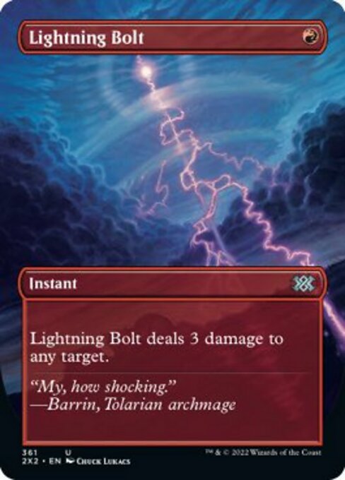 稲妻/Lightning Bolt [2X2-BF][ボーダーレス][FOIL]