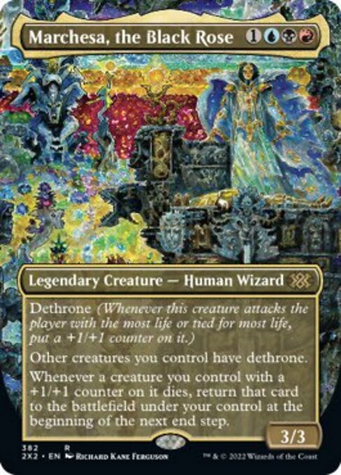 黒薔薇のマルチェッサ/Marchesa, the Black Rose [2X2-BF][ボーダーレス][FOIL]