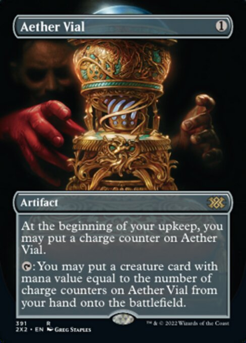 霊気の薬瓶/AEther Vial [2X2-BF][ボーダーレス][FOIL]