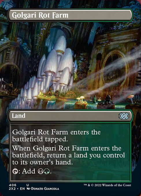ゴルガリの腐敗農場/Golgari Rot Farm [2X2-BF][ボーダーレス]