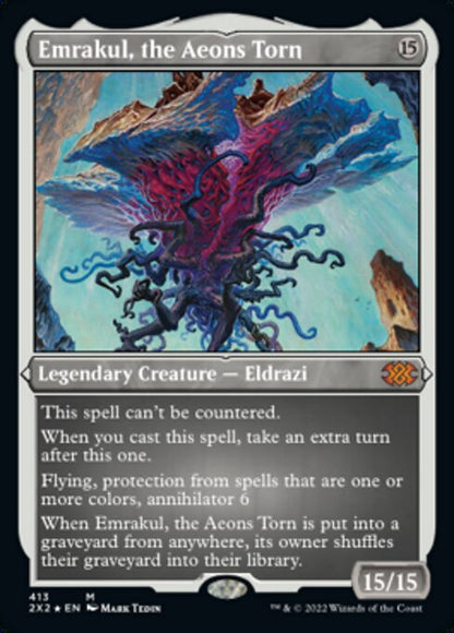 引き裂かれし永劫、エムラクール/Emrakul, the Aeons Torn [2X2-BF][FOIL][エッチング]