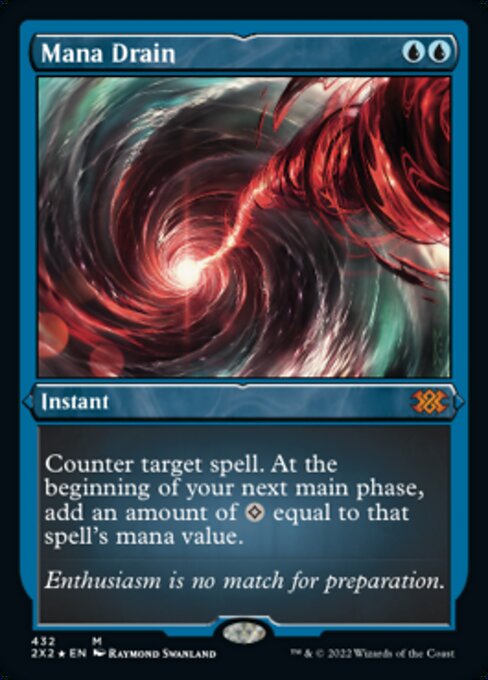 マナ吸収/Mana Drain [2X2][FOIL][エッチング]
