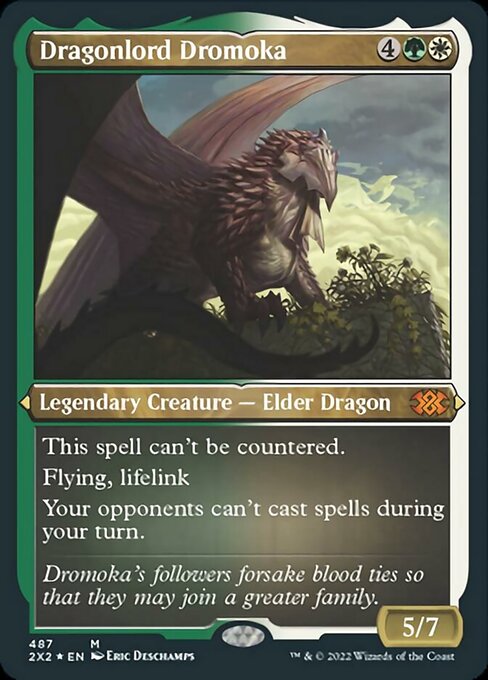龍王ドロモカ/Dragonlord Dromoka [2X2][FOIL][エッチング]