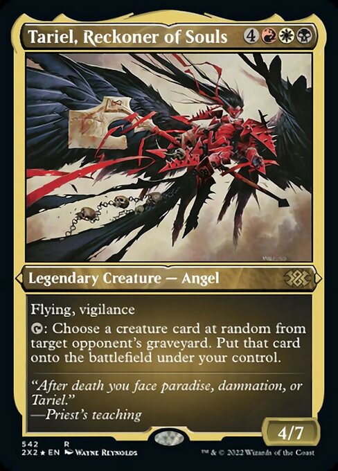 魂を数える者、タリエル/Tariel, Reckoner of Souls [2X2][FOIL][エッチング]