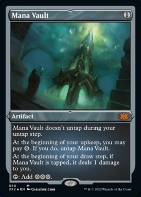 魔力の櫃/Mana Vault [2X2][FOIL][エッチング]