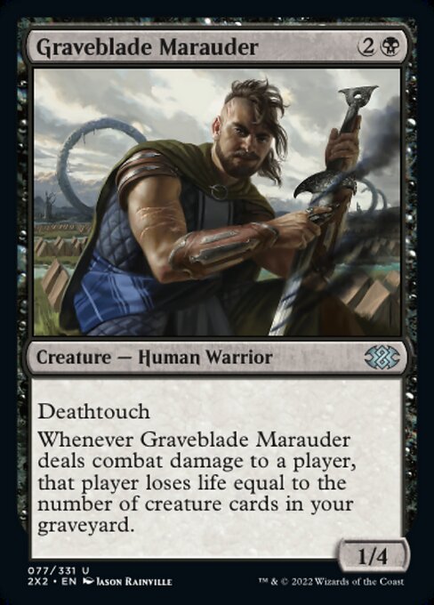 墓刃の匪賊/Graveblade Marauder [2X2]